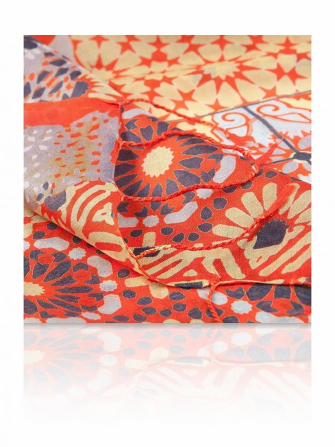 Палантин Женский S30-EURO.TILE/HOT.RED